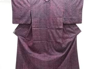 暈し柄織り出し本場結城紬着物(石下)